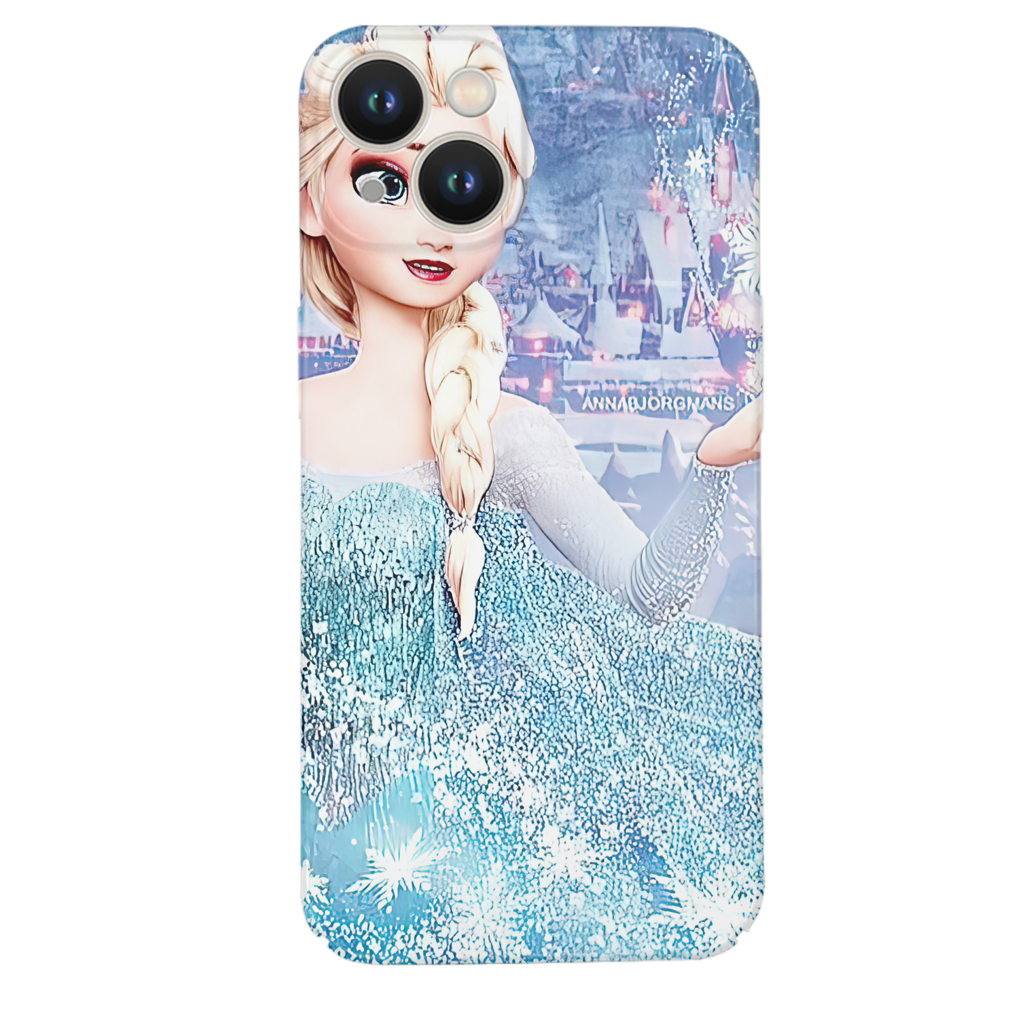 （画像用） アナと雪の女王 アンナ エルサ Frozen Anna Elsa 【iPhone 14シリーズ対応】ハードケース